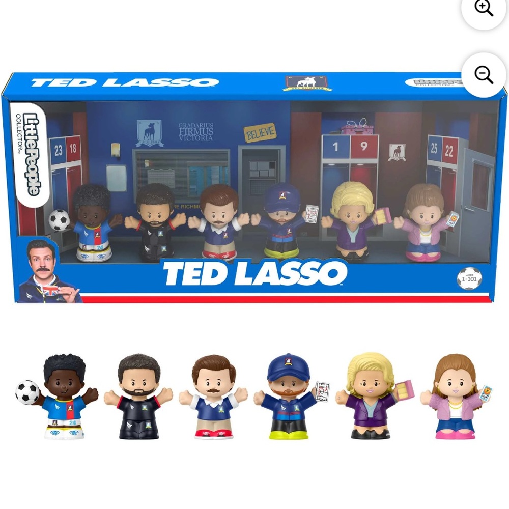 Ted Lasso Little People Figure Set - new in box
